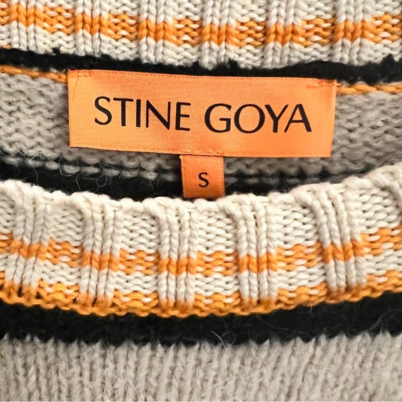 Stine Goya Women's Shea Striped Knitted Jumper in Multicolour Stripes - Picture 6 of 8